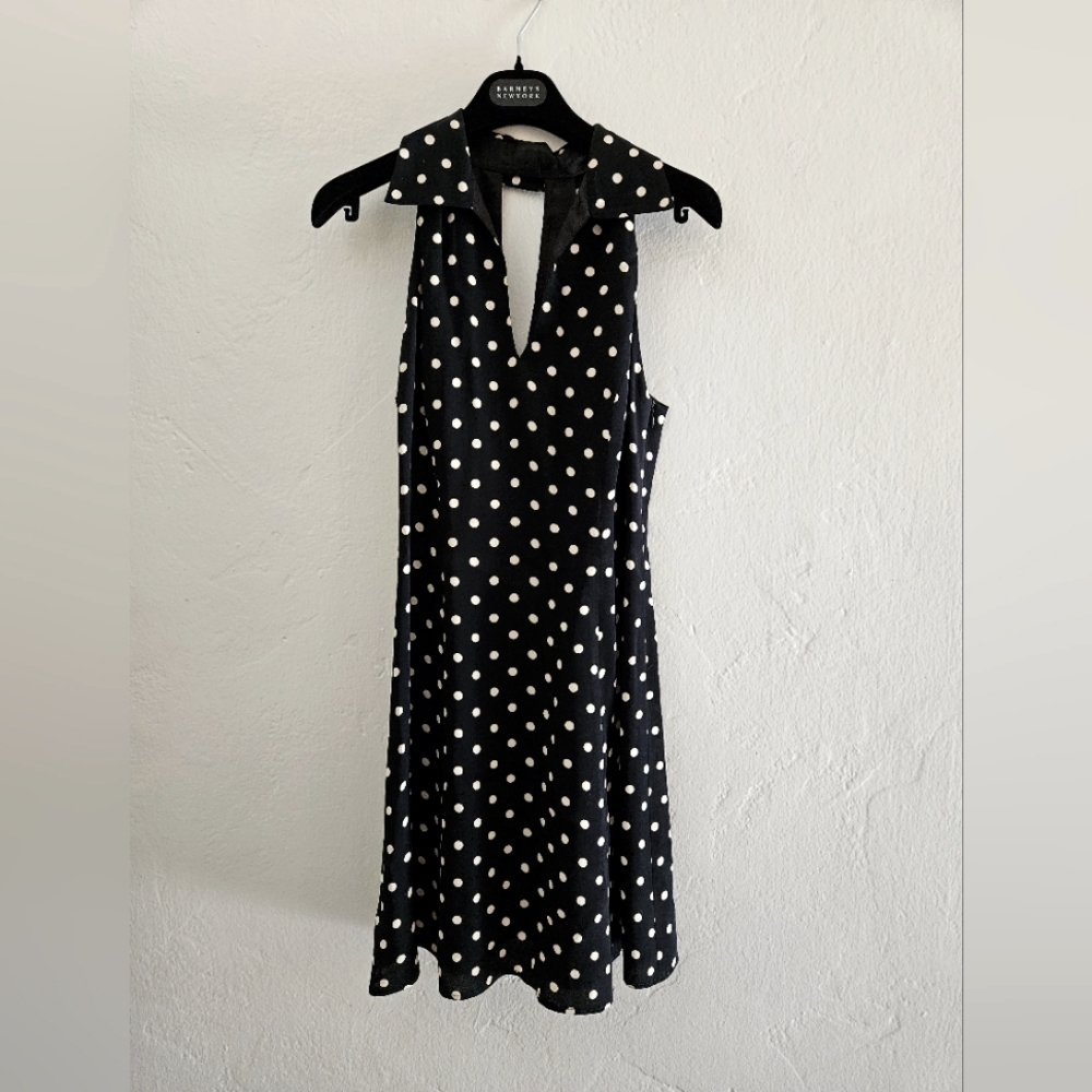 1995 Vintage Shelli Segal Laundry Polka Dot  Dress
